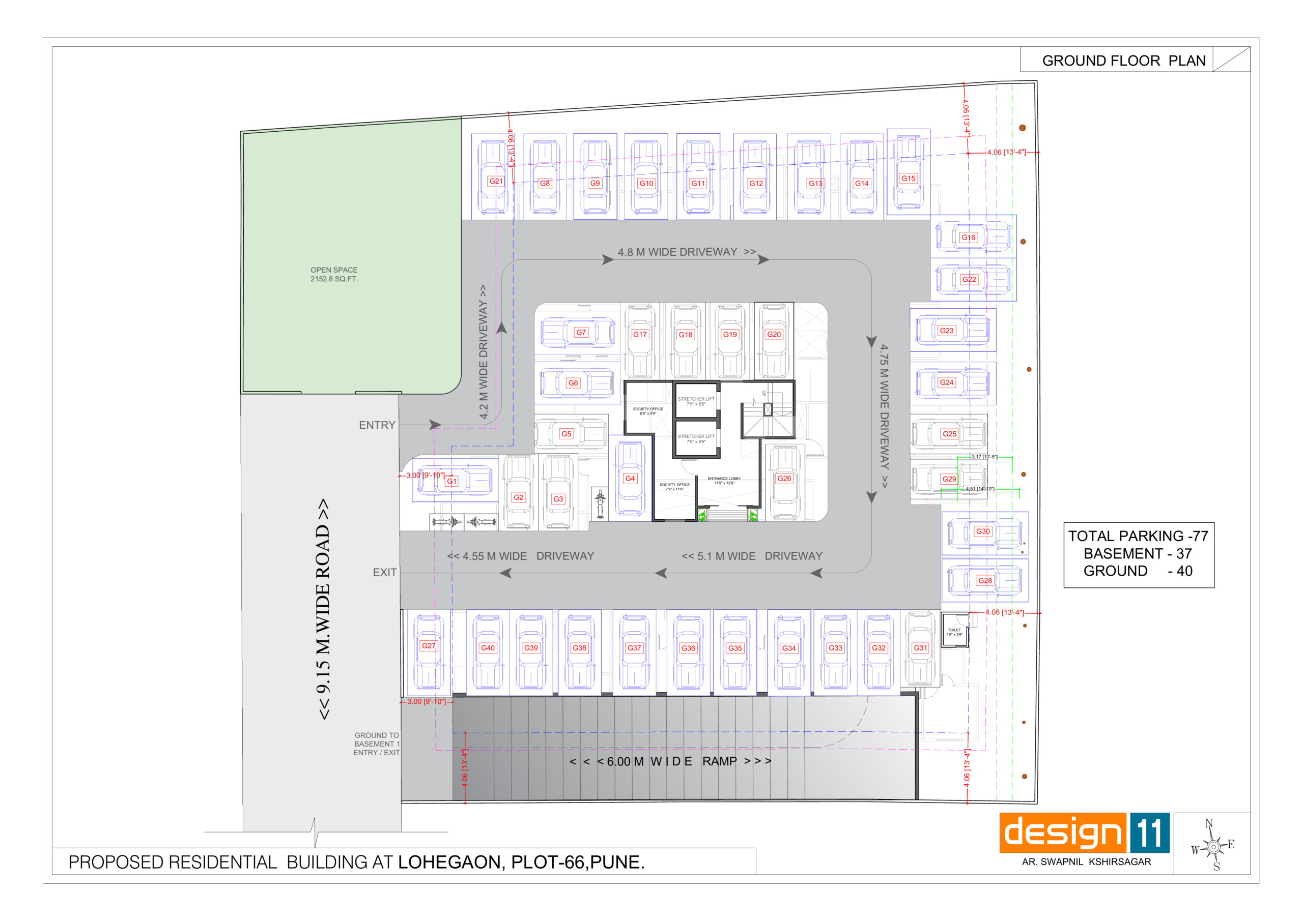 Ground Parking Plan