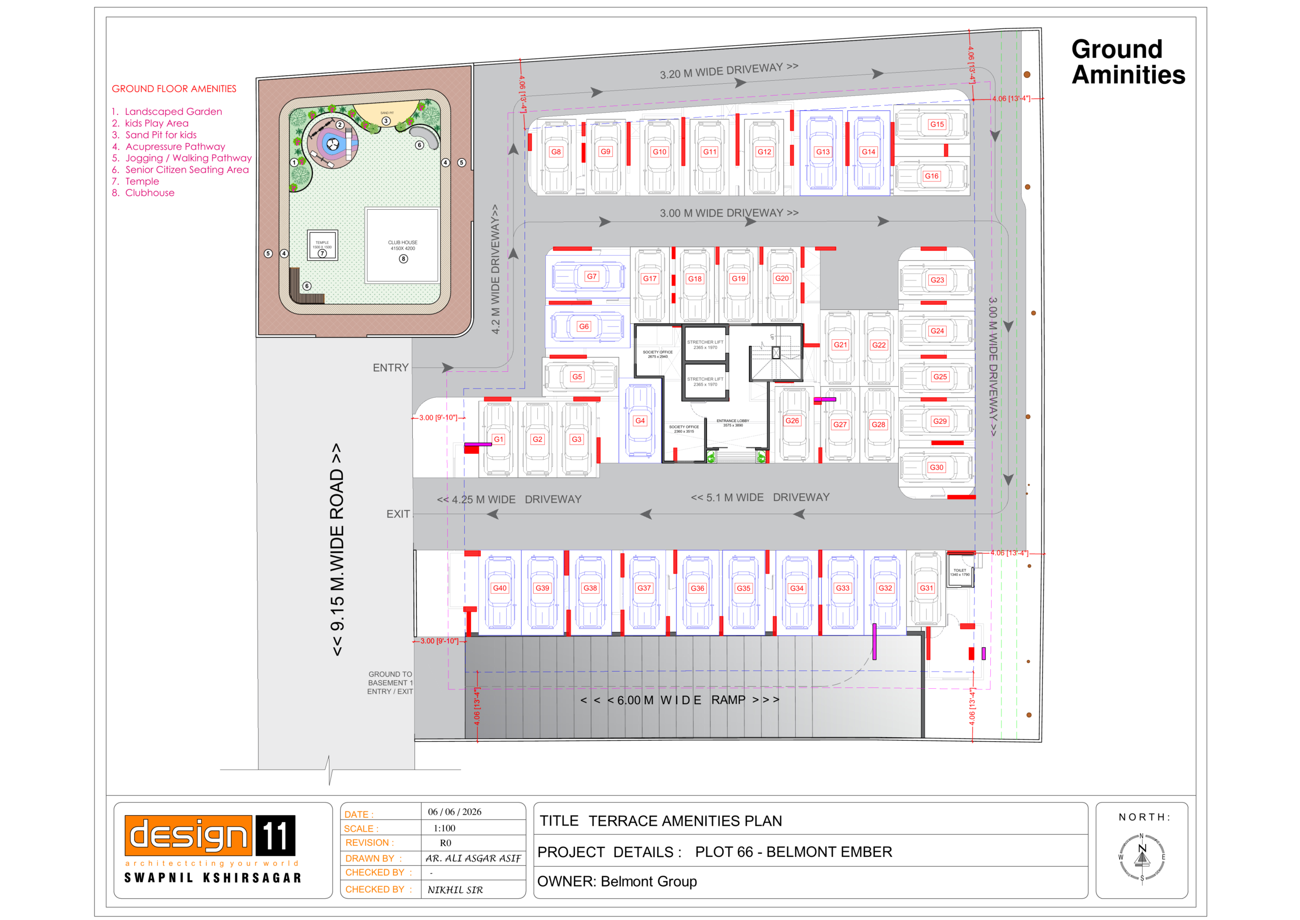 Ground Amenities Plan